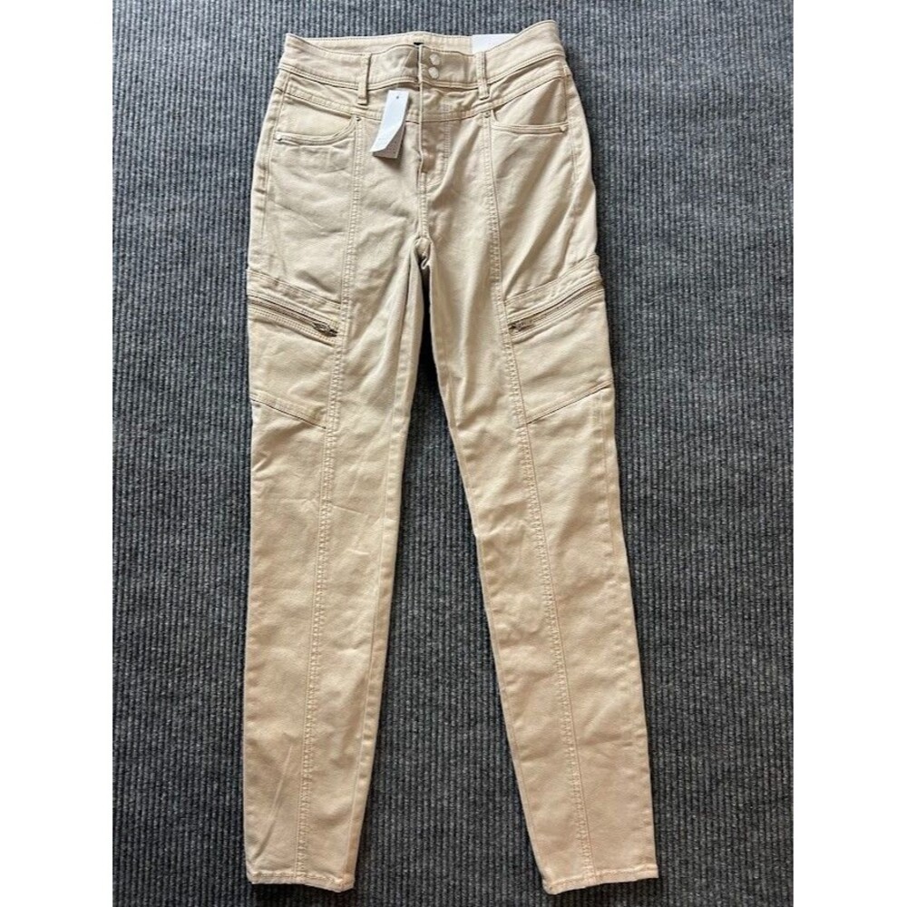 White House Black Market Khaki skimmer skinny  ankle pants size 00 NWT